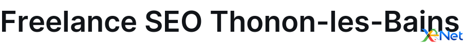 Freelance SEO Thonon-les-Bains